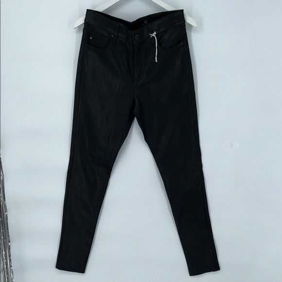 AG Adriano Goldschmied Black Leather Detail - Picture 3 of 15